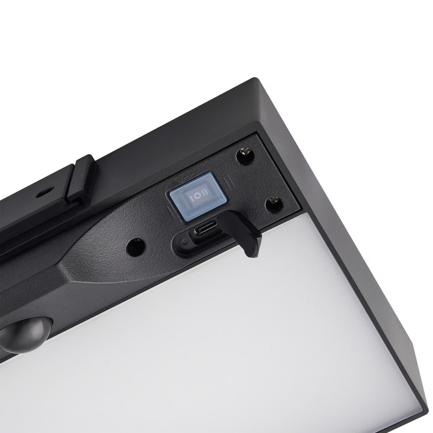 Nordlux - LED aurinkokennoseinävalaisin anturilla MONAY LED/5W/5V 3000K IP44 2000 mAh musta