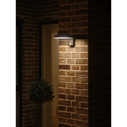 Nordlux - LED-aurinkovalaisin liiketunnistimella JUSTINA LED/5W/3,7V IP44 1800 mAh