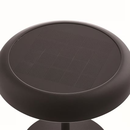 Nordlux - LED aurinkovalaisin ELMER LED/2W/3,7V IP44 musta