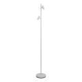 Nordlux - LED Himmennettävä kosketus lattialamppu OMARI 2xLED/3,2W/230V valkoinen