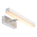 Nordlux - LED Himmennettävä kylpyhuoneen peilivalaisin OTIS LED/14W/230V IP44 40 cm hopea
