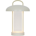 Nordlux - LED-himmennettävä ladattava kosketusohjattu pöytälamppu MIRANO LED/3W/3,7V beige