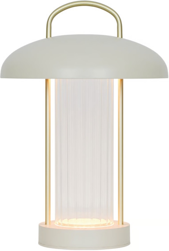 Nordlux - LED-himmennettävä ladattava kosketusohjattu pöytälamppu MIRANO LED/3W/3,7V beige