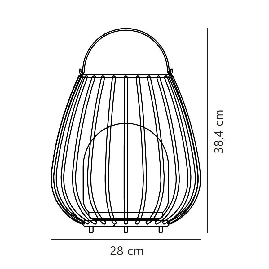 Nordlux - LED Himmennettävä ulko kannattava kevyt JIM TO-GO LED/3W/3,7V IP54 5000 mAh musta