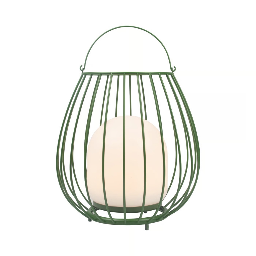 Nordlux - JIM TO-GO, himmennettävä ulkokäyttöön tarkoitettu kannettava LED-valaisin LED/3W/3,7V IP54 5000 mAh, vihreä