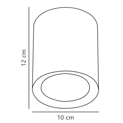 Nordlux - LED-kohdevalaisin FALLON LONG LED/5,5W/230V valkoinen
