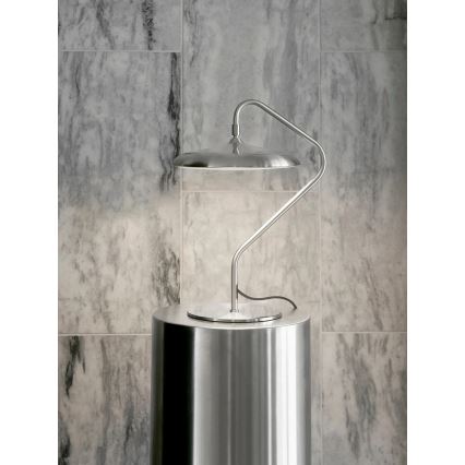 Nordlux - LED-pöytävalaisin ARTIST LED/15W/230V, ruostumaton teräs