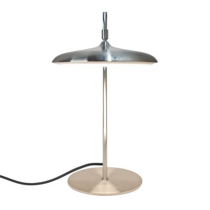 Nordlux - LED-pöytävalaisin ARTIST LED/15W/230V, ruostumaton teräs