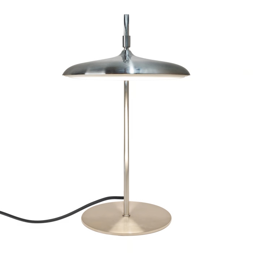 Nordlux - LED-pöytävalaisin ARTIST LED/15W/230V, ruostumaton teräs