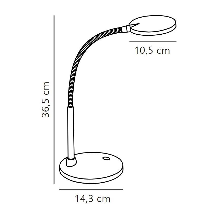 Nordlux - LED-pöytävalaisin DOVE LED/4,5W/230V