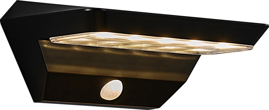 Nordlux - LED-seinäaurinkovalaisin anturilla AGENA LED/5W/3,7V IP44