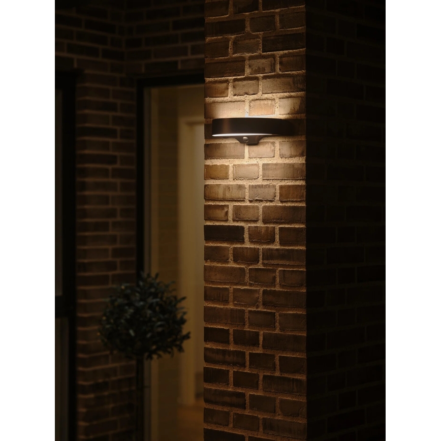 Nordlux - LED-seinäaurinkovalaisin anturilla MONAY LED/5W/5V 3000K IP44