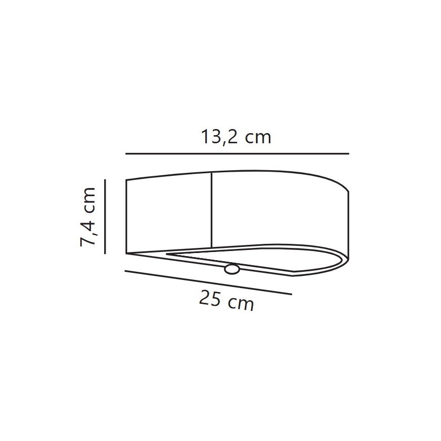 Nordlux - LED-seinäaurinkovalaisin anturilla MONAY LED/5W/5V 3000K IP44