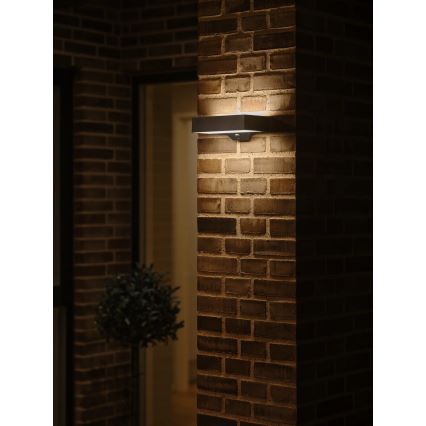 Nordlux - LED-seinäaurinkovalaisin anturilla MONAY LED/5W/5V 3000K IP44