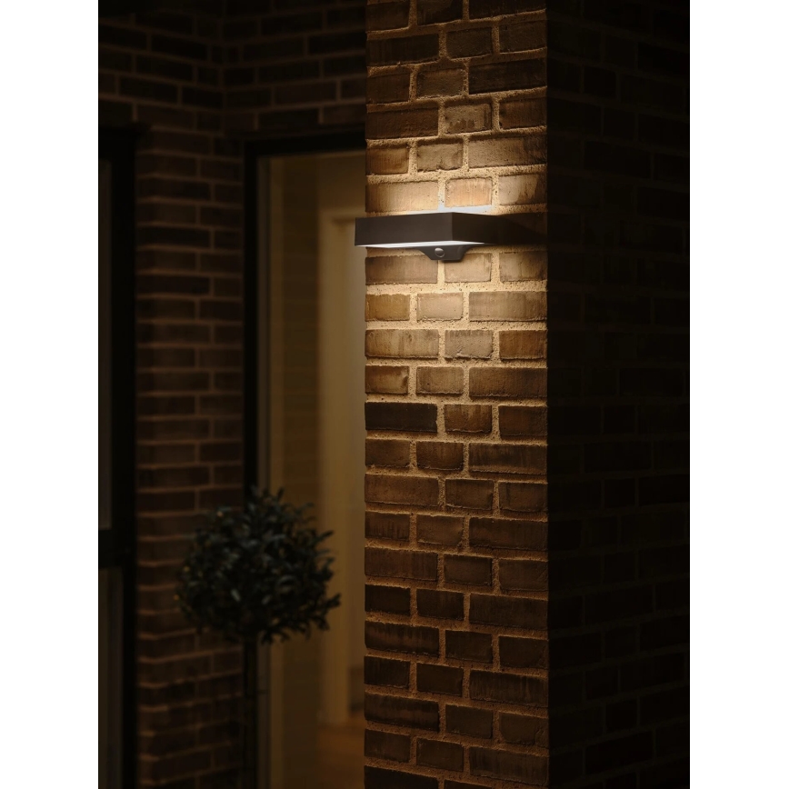 Nordlux - LED-seinäaurinkovalaisin anturilla MONAY LED/5W/5V 3000K IP44