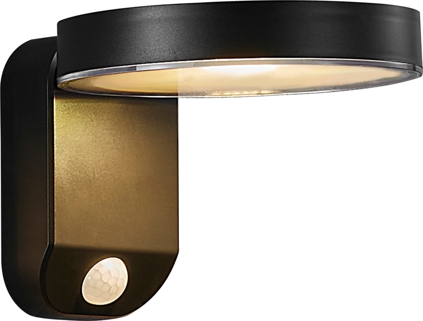 Nordlux - LED-seinäaurinkovalaisin anturilla RICA LED/5W/3,7V IP44 pyöreä