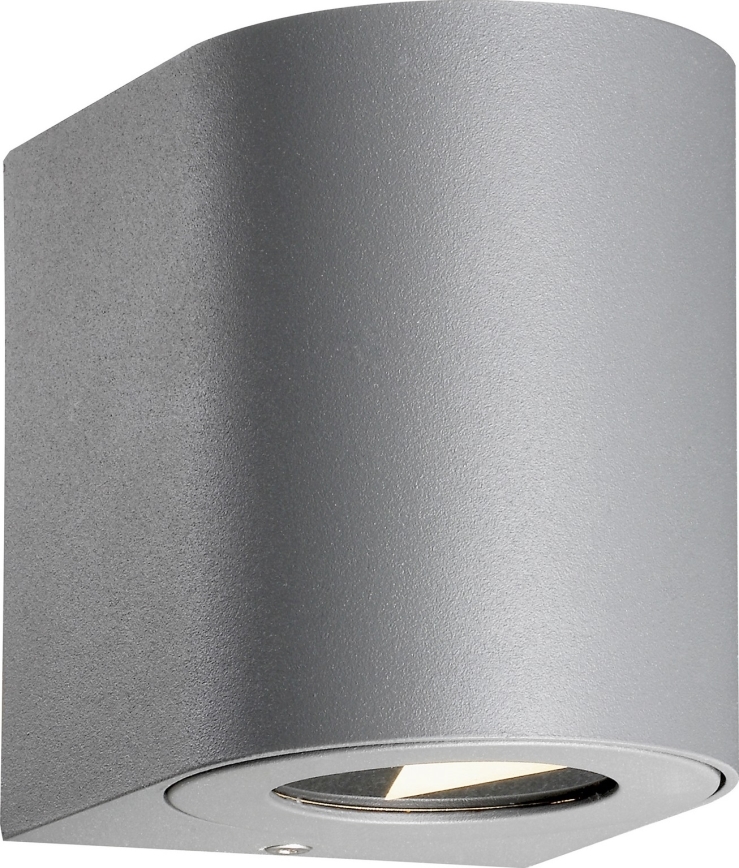 Nordlux - LED-ulkoseinävalaisin CANTO 2xLED/5,5W/230V IP44 harmaa