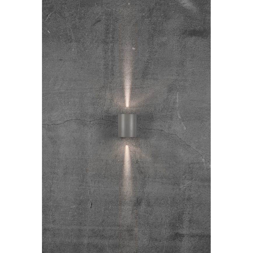 Nordlux - LED-ulkoseinävalaisin CANTO 2xLED/5,5W/230V IP44 harmaa