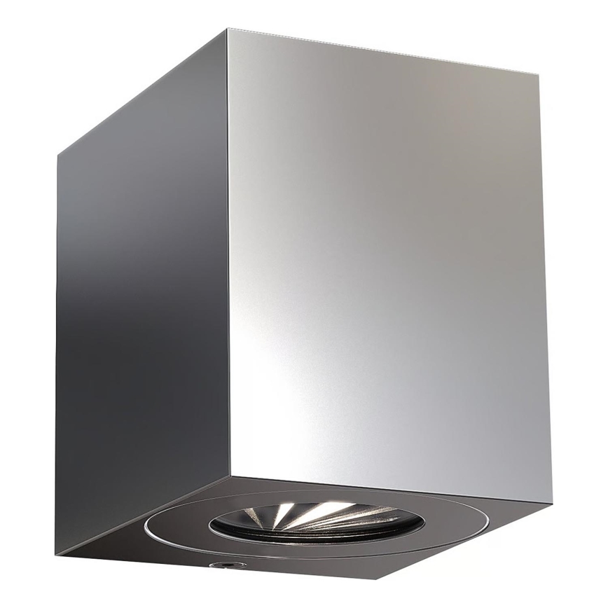 Nordlux - LED-ulkoseinävalaisin CANTO 2xLED/5W/230V IP44 ruostumaton teräs