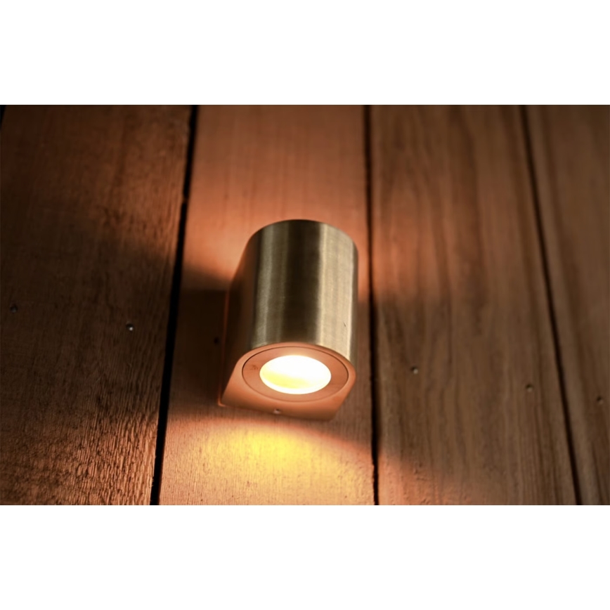 Nordlux - LED-ulkoseinävalaisin CANTO 2xLED/6W/230V IP44 messinki