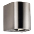 Nordlux - LED ulkoseinävalaisin CANTO 2xLED/6W/230V IP44 ruostumaton teräs