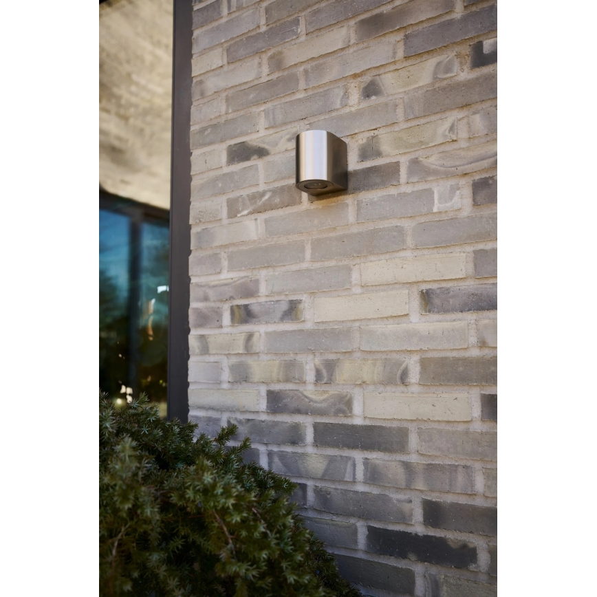 Nordlux - LED ulkoseinävalaisin CANTO 2xLED/6W/230V IP44 ruostumaton teräs