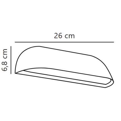 Nordlux - LED-ulkoseinävalaisin FRONT LED/9,5W/230V IP44
