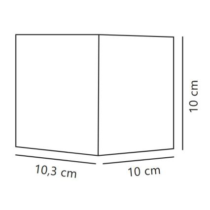 Nordlux - LED ulkoseinävalaisin MILDA LED/4,9W/230V IP44 antrasiitti