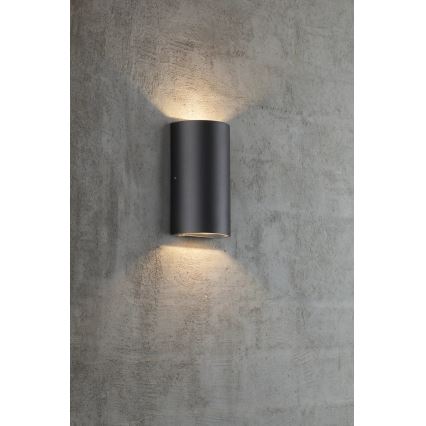 Nordlux - LED-ulkoseinävalaisin ROLD LED/10,5W/230V 3000K IP54 musta