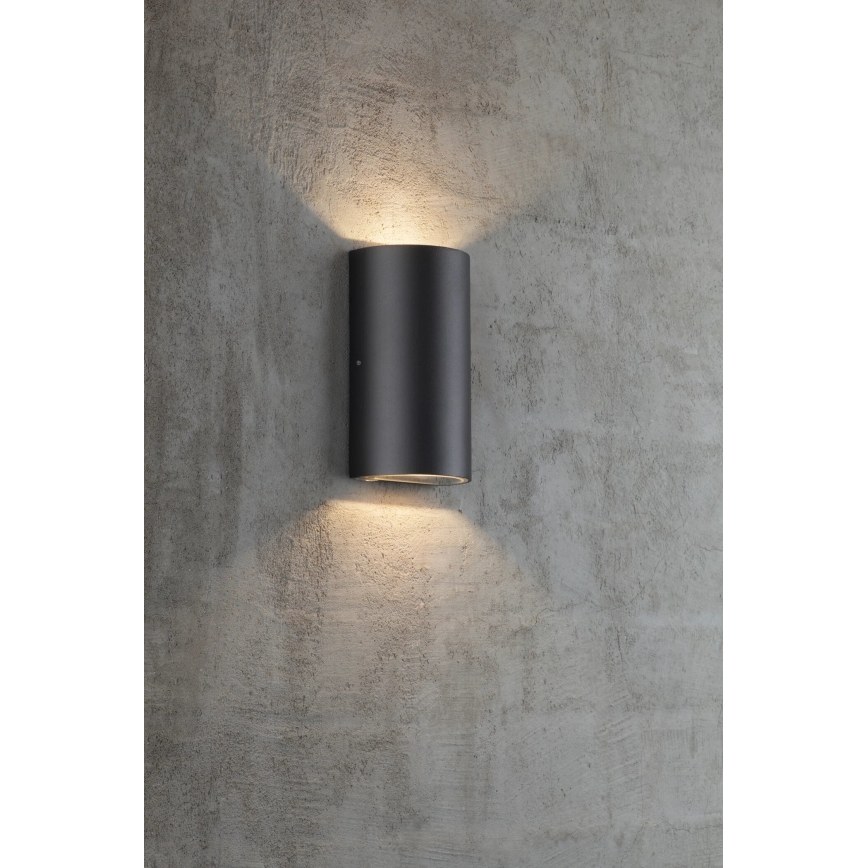 Nordlux - LED-ulkoseinävalaisin ROLD LED/10,5W/230V 3000K IP54 musta