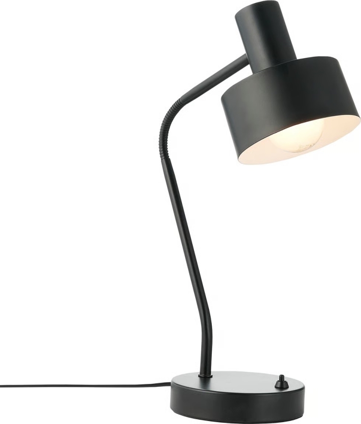 Nordlux - MATIS pöytälamppu 1xE27/15W/230V, musta