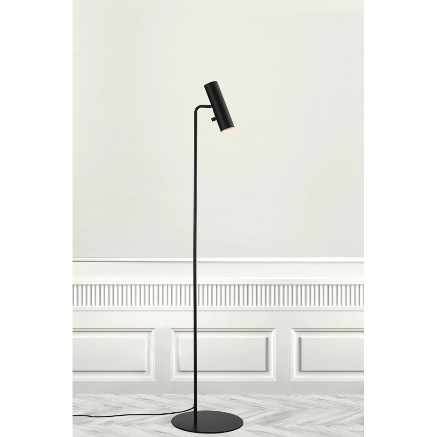 Nordlux - MIB lattiavalaisin 1xGU10/8W/230V musta