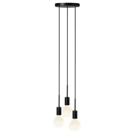 Nordlux - PACO-riippuvalaisin vaijerilla 3xE27/25W/230V musta