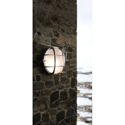 Nordlux - POLPERRO ulkoseinävalaisin 1xE27/12,5W/230V IP64 harmaa