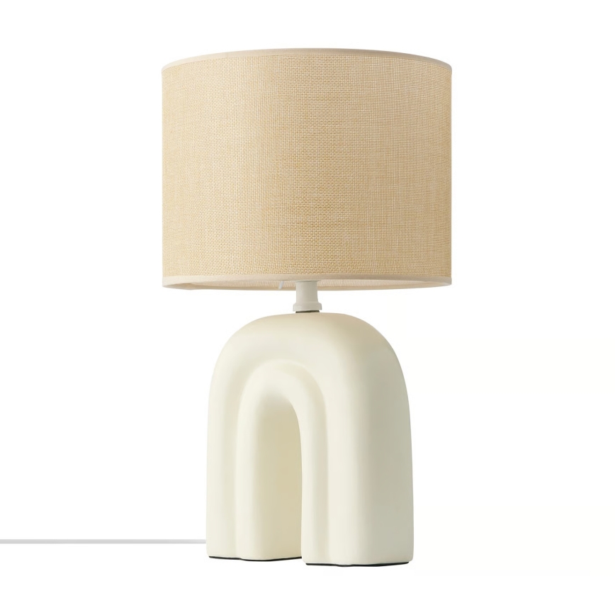 Nordlux - Pöytälamppu HAZE 1xE27/40W/230V beige