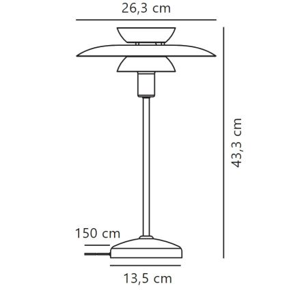 Nordlux - Pöytävalaisin CARMEN 1xE14/25W/230V musta