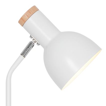 Nordlux - Pöytävalaisin DEVONE 1xE27/15W/230V valkoinen