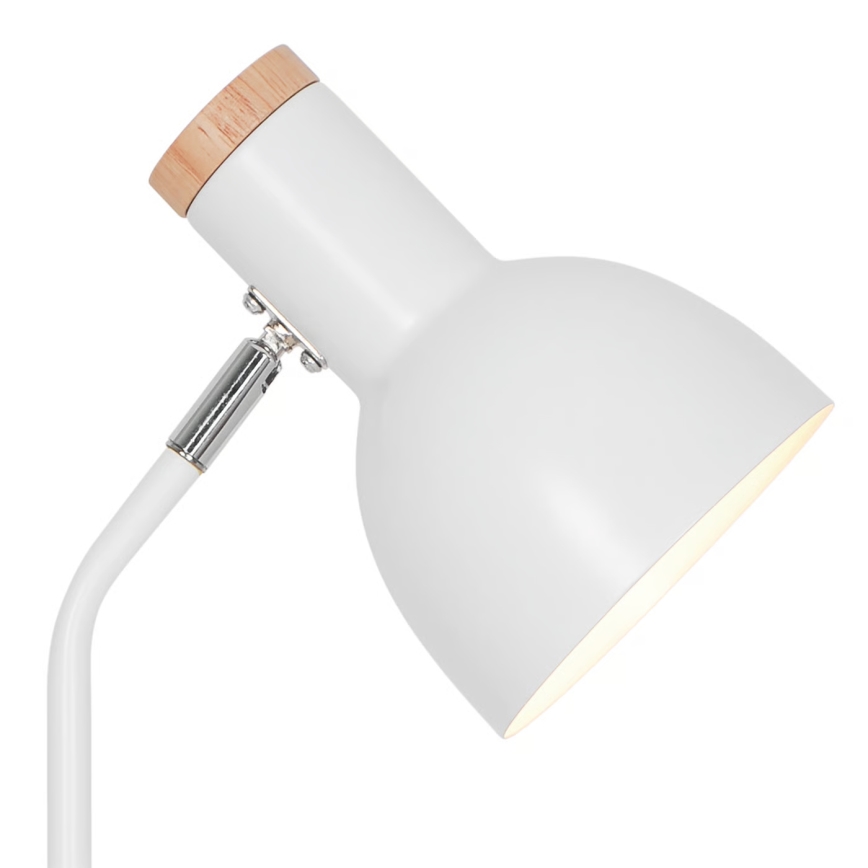 Nordlux - Pöytävalaisin DEVONE 1xE27/15W/230V valkoinen