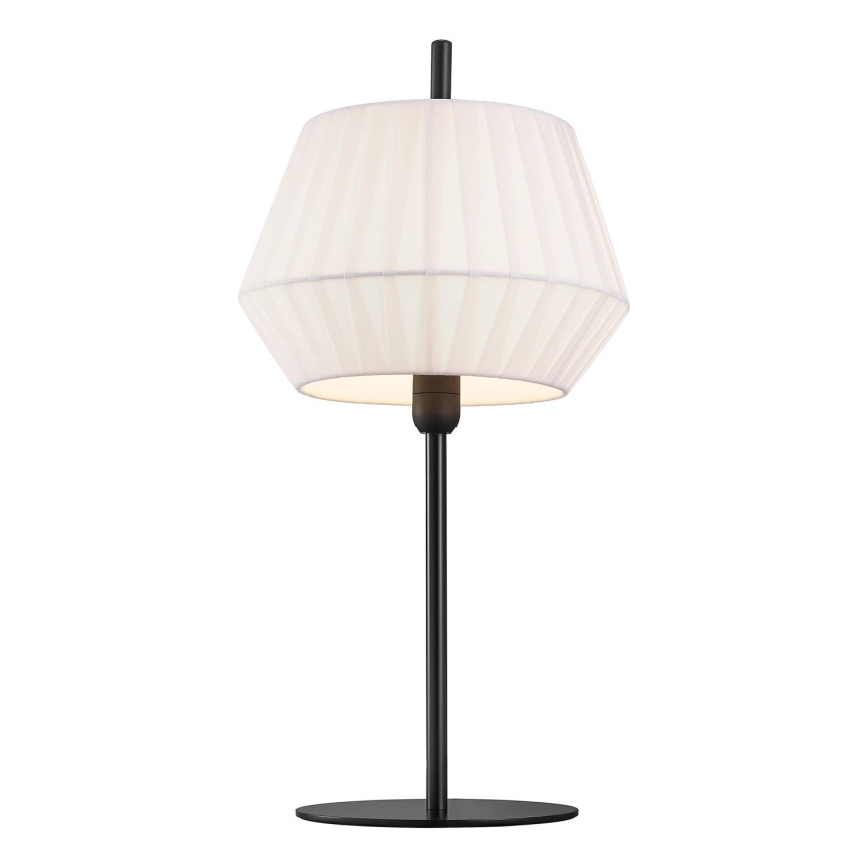 Nordlux - Pöytävalaisin DICTE 1xE14/40W/230V valkoinen/musta