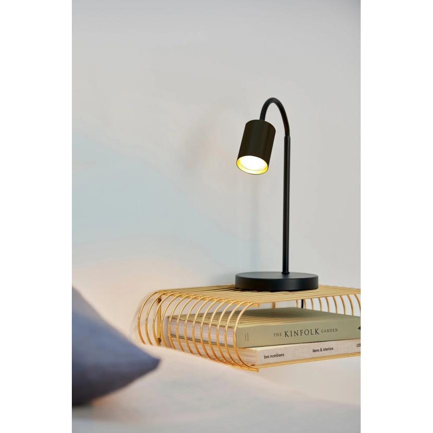 Nordlux - Pöytävalaisin EXPLORE 1xGU10/7W/230V musta
