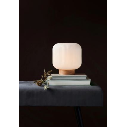 Nordlux - Pöytävalaisin MILFORD 1xE27/40W/230V beige