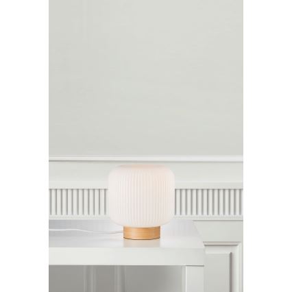 Nordlux - Pöytävalaisin MILFORD 1xE27/40W/230V beige