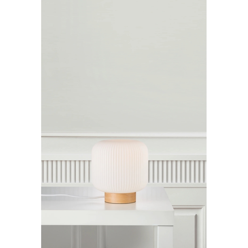 Nordlux - Pöytävalaisin MILFORD 1xE27/40W/230V beige