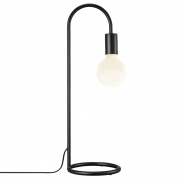 Nordlux - Pöytävalaisin PACO 1xE27/25W/230V musta