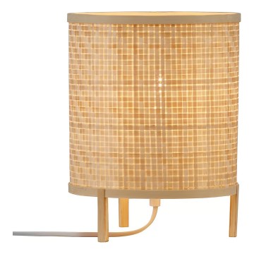 Nordlux - Pöytävalaisin TRINIDAD 1xE27/15W/230V bambu