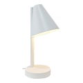Nordlux - Pöytävalaisin WILMER 1xE14/40W/230V, valkoinen