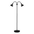 Nordlux - RAY lattiavalaisin 2xE14/25W/230V musta