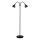Nordlux - RAY lattiavalaisin 2xE14/25W/230V musta