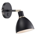 Nordlux - RAY-seinävalaisin 1xE14/25W/230V musta