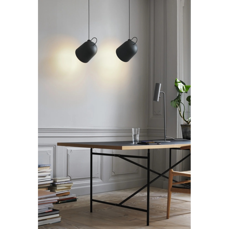 Nordlux - Riippuvalaisin ANGLE johdolla 1xE27/25W/230V musta